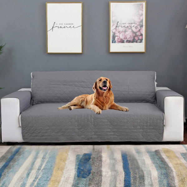 Rebrilliant Polyester TCushion Loveseat Slipcover Wayfair